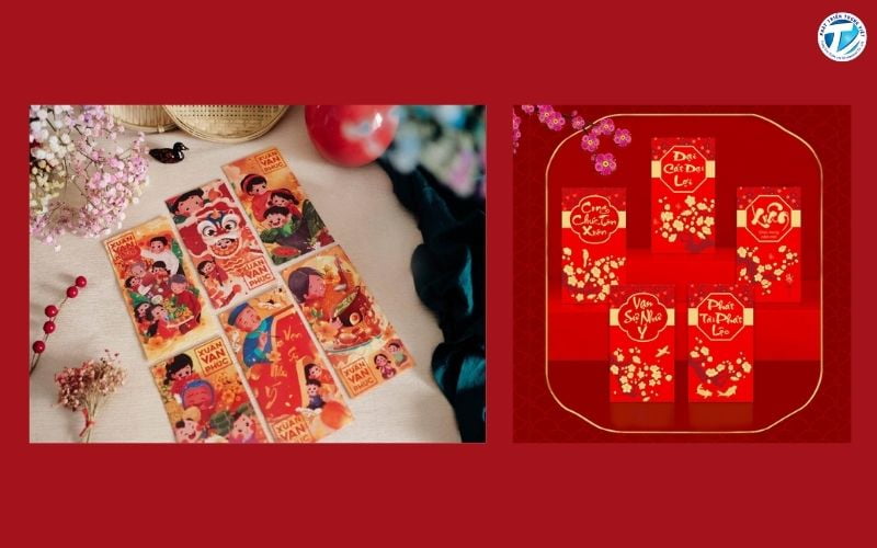 Mẫu bao lì xì truyền thống